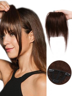 Clip in Fringe Dicke Bangs Menschliches Haar Stück