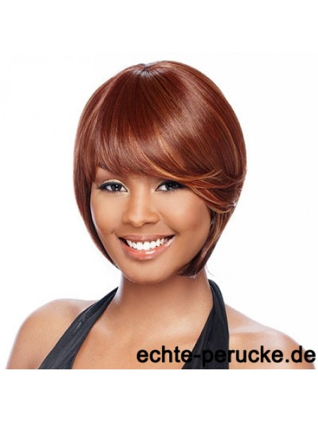 Kurze Auburn Straight Bobs Beste Afroamerikaner Perücken