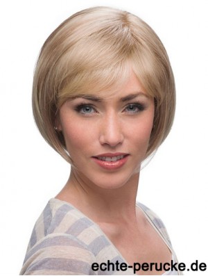 Kinn Länge Blonde Top 10 Zoll Straight Bob Perücken